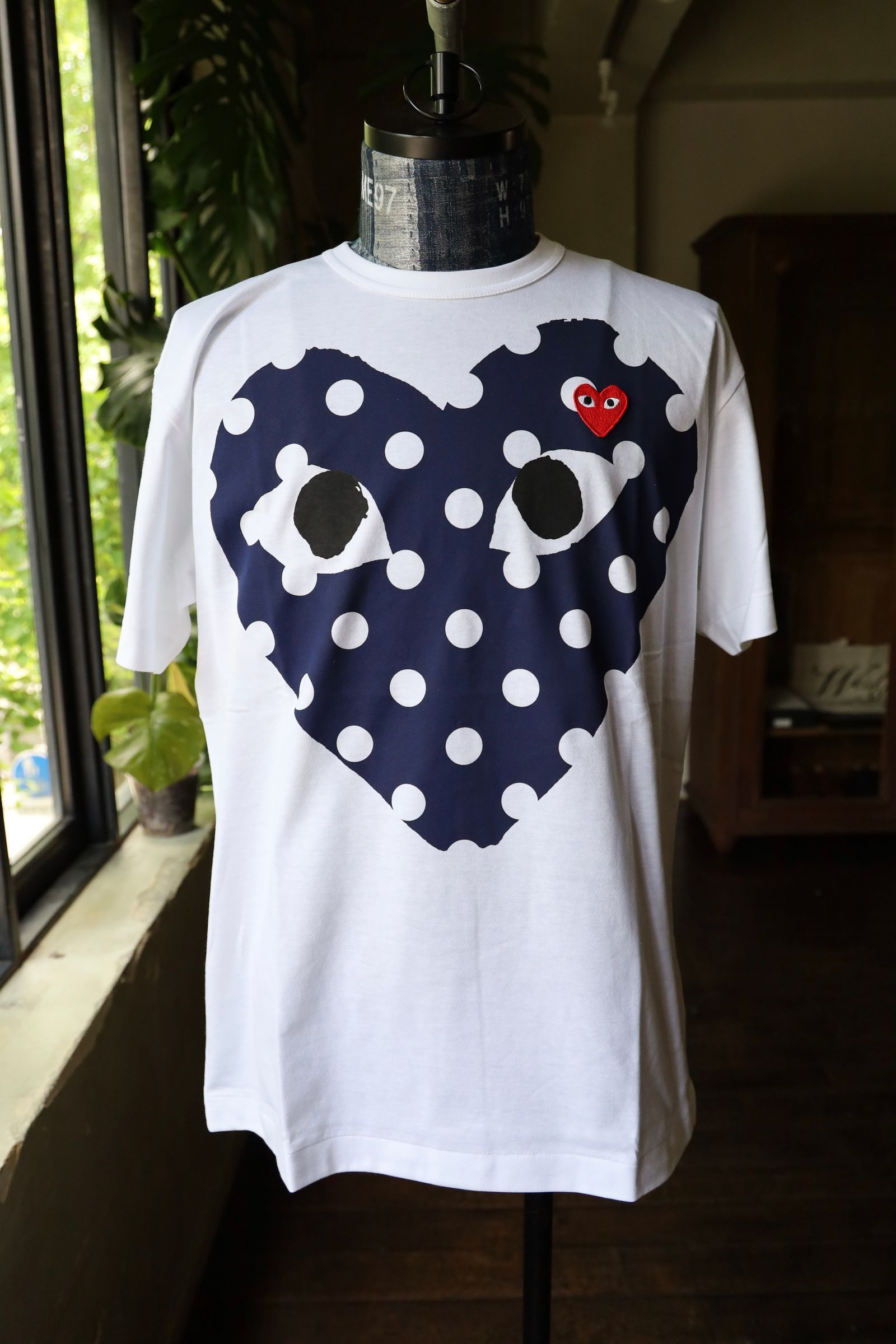 PLAY COMME des GARCONS - プレイコムデギャルソン レッドハートTシャツ RED HEART  (WHITE)☆6月1日(土)発売！ | mark