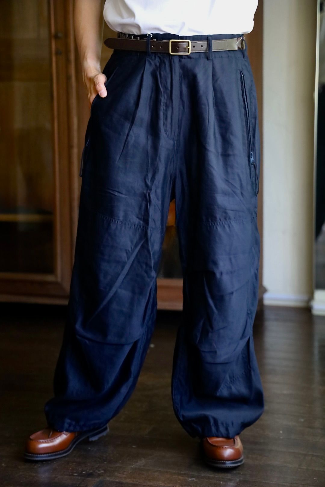 Gurankファティーグジャケット"NAVY"スタイル