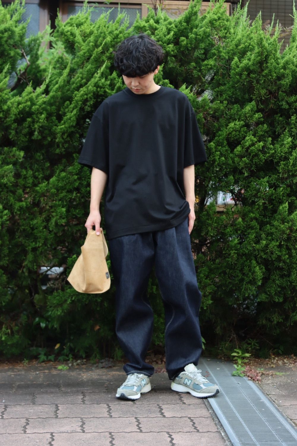 ATON SUVIN 60/2 OVERSIZED S/S T-SHIRT style. 2022.07.28. | 2567 | mark