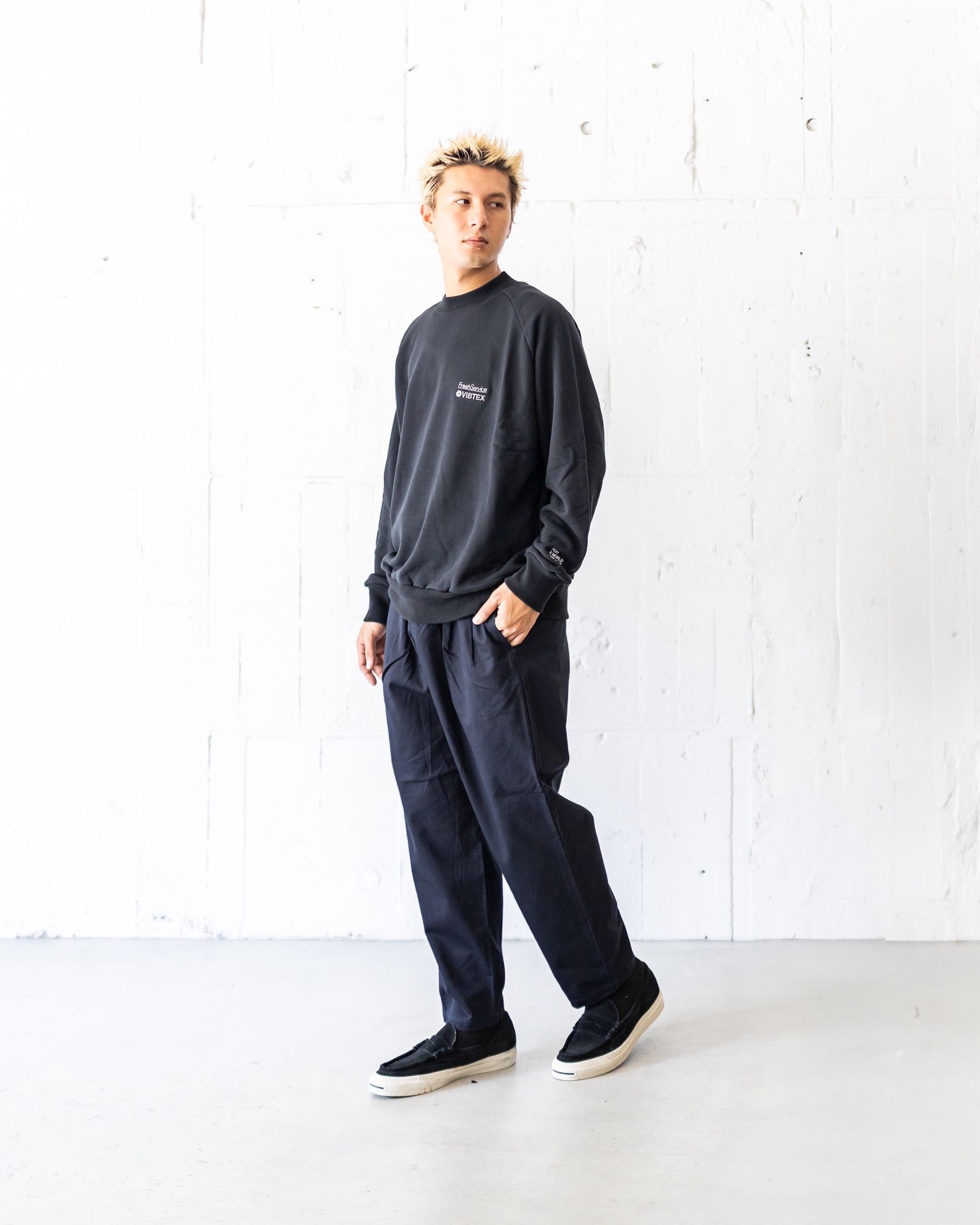 COMME des GARÇONS スウェット 田中オム サイドジップ コムデギャルソンオム22AW サイドジップ HOMMEプリント