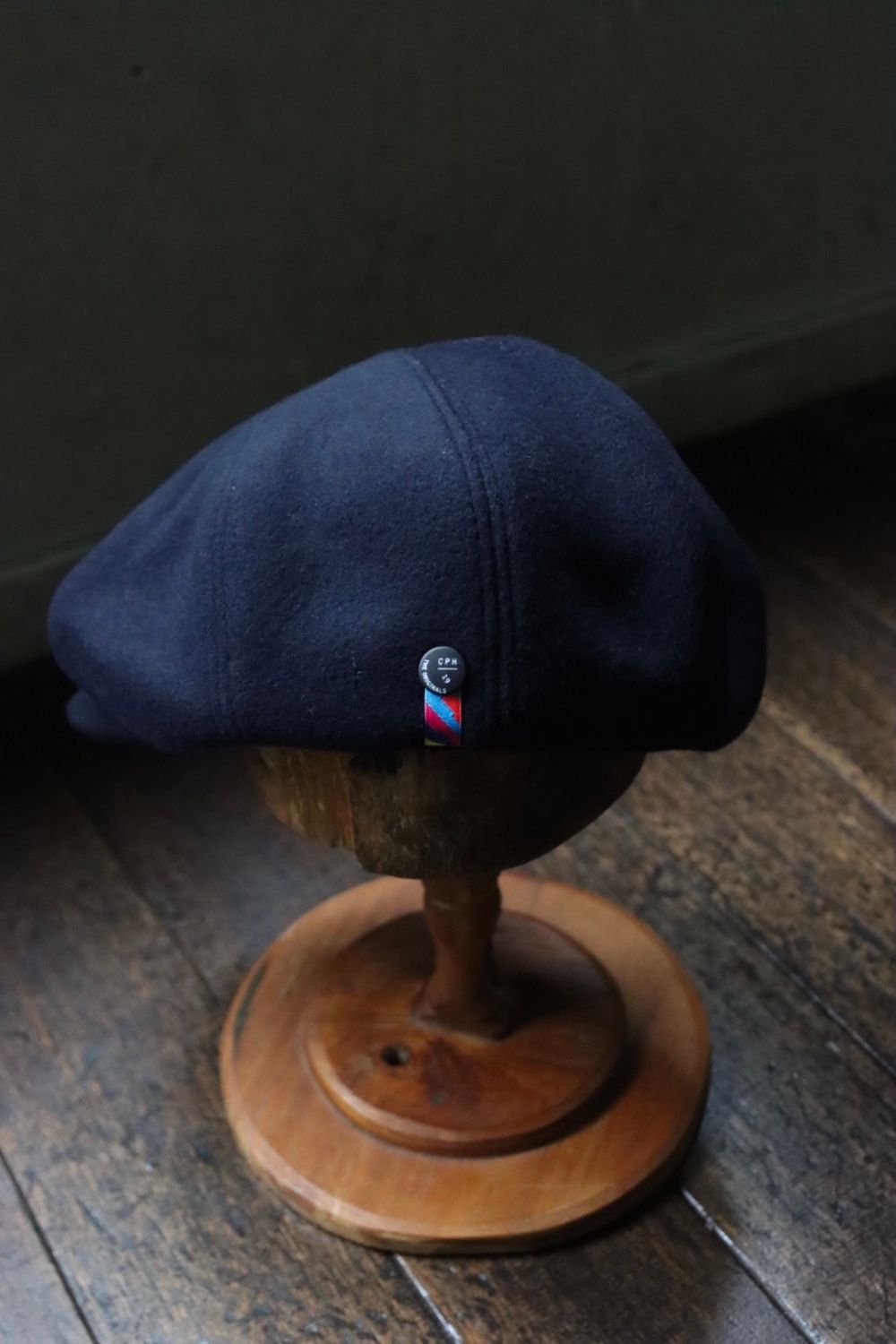 イズネス 22AW WOOL CASQUETTE is-ness×CPH (1004ACHAT01)NAVY