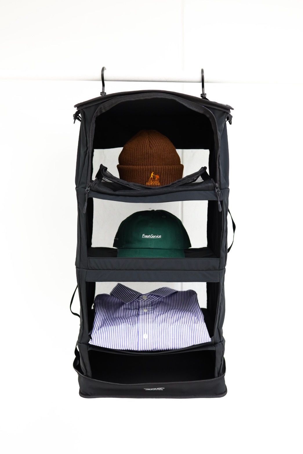 フレッシュサービス HANGING CLOTHES ORGANIZER(FSP253-90068)BLACK