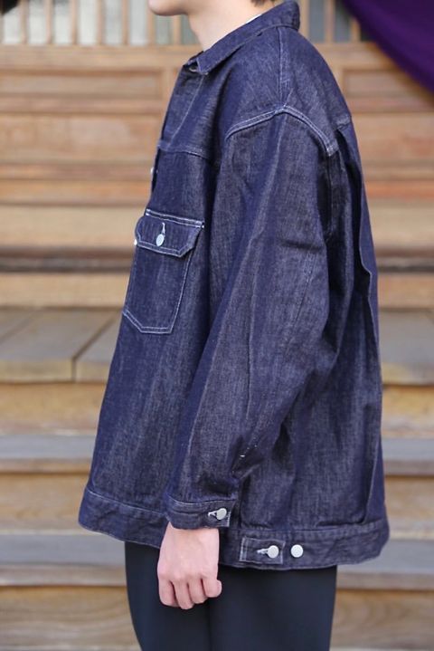 Graphpaper Colorfast Denim Blouson"INDIGO"style.9.22.