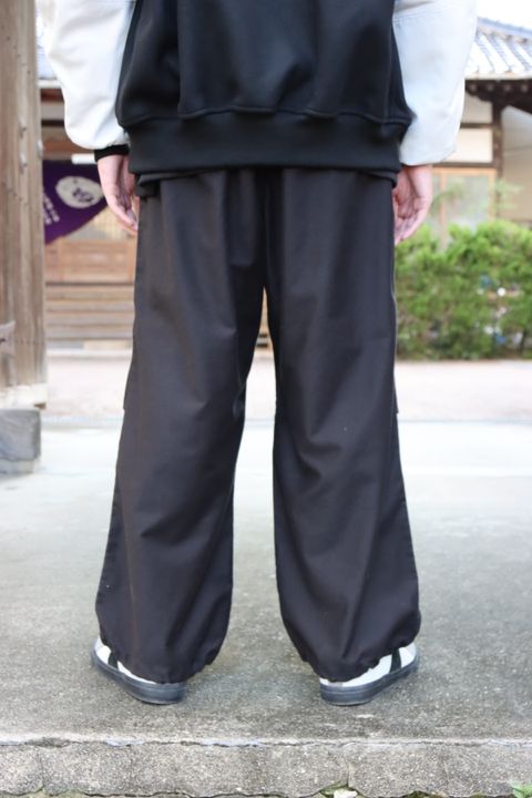 Graphpaper Scale Off Melton Stadium Jacket"BLACK"style