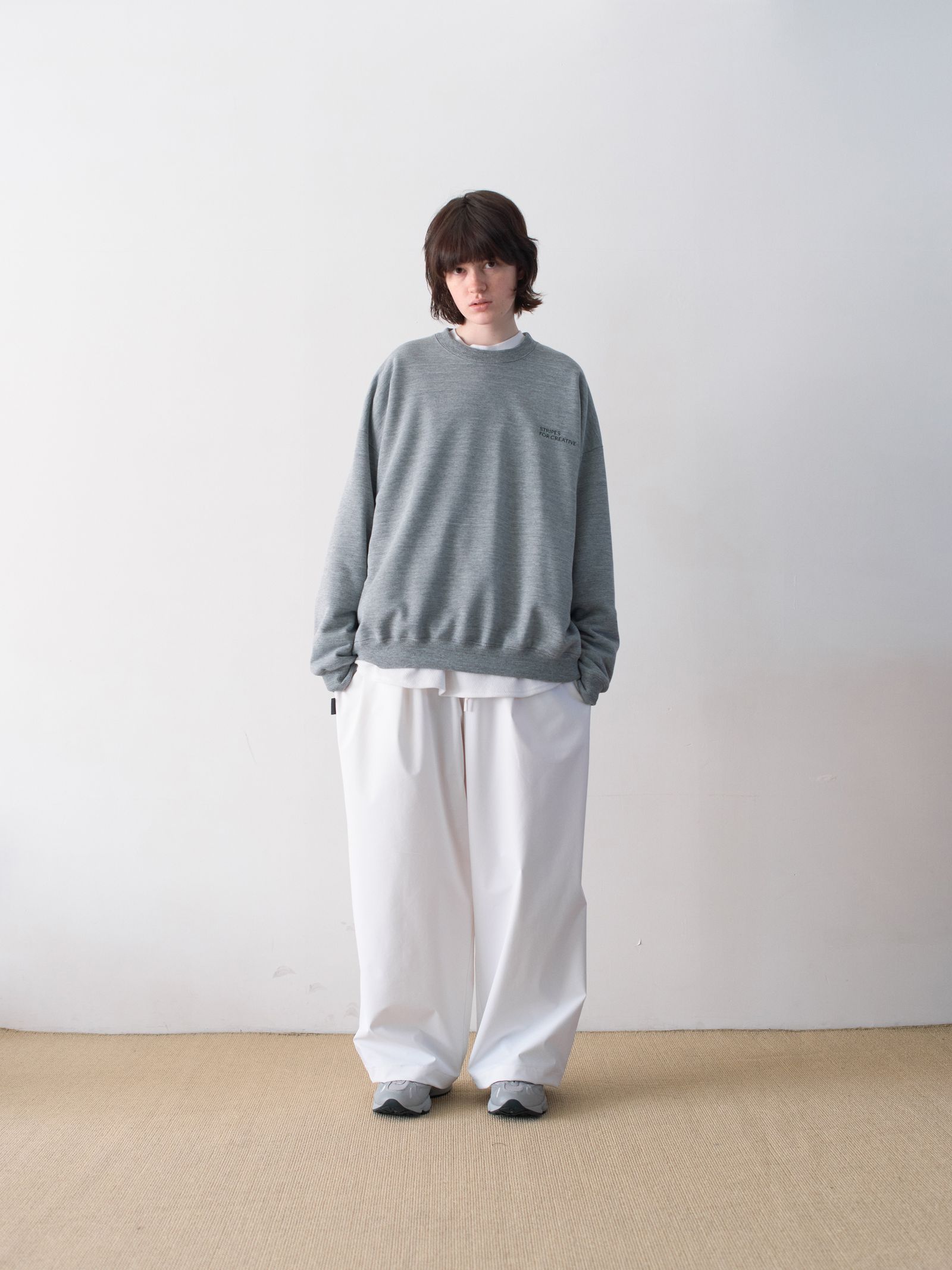 S.F.C 25FW エスエフシー TECH CREW SWEAT (SFCFW25CS01)Grey M