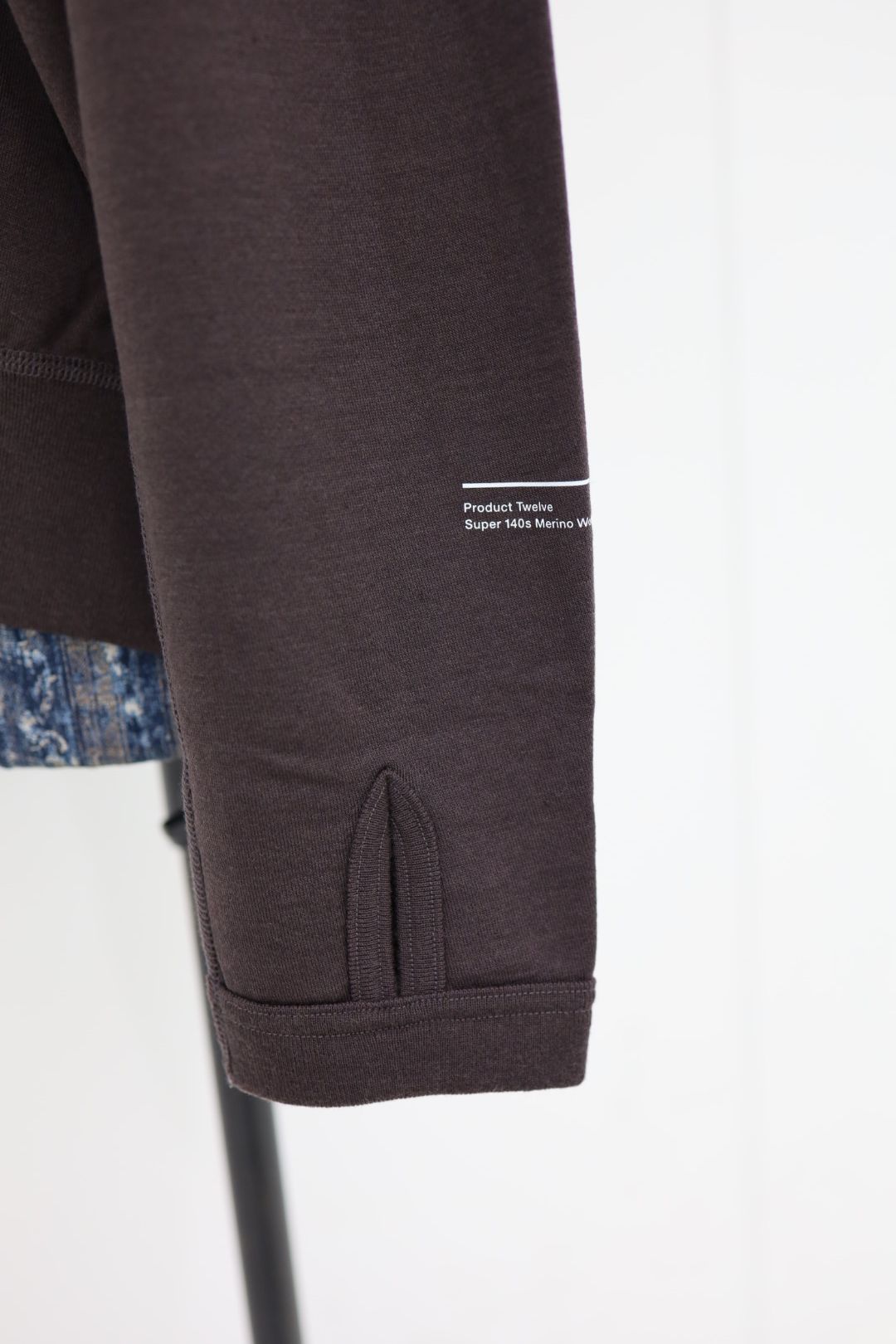 プロダクトトゥエルブ SS26 Super 140’s Melino Wool Zip Up Parka (26SS-PCS01)BROWN