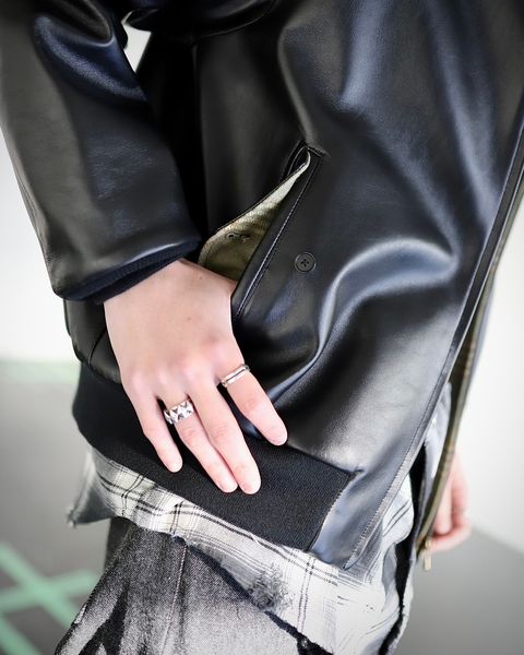 A.PRESSE アプレッセ 2024 Style1 Black Washed Denim Pantsスタイル