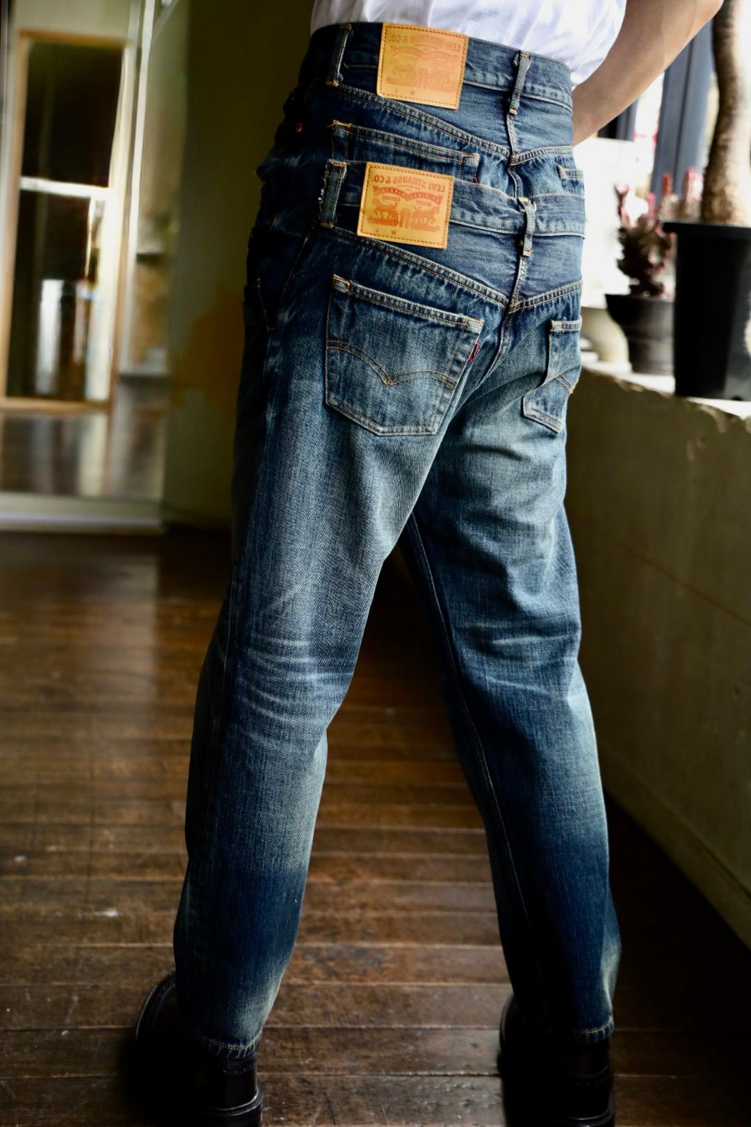 JUNYA WATANABE MAN ダブルウエストLevi's Wネームデニム