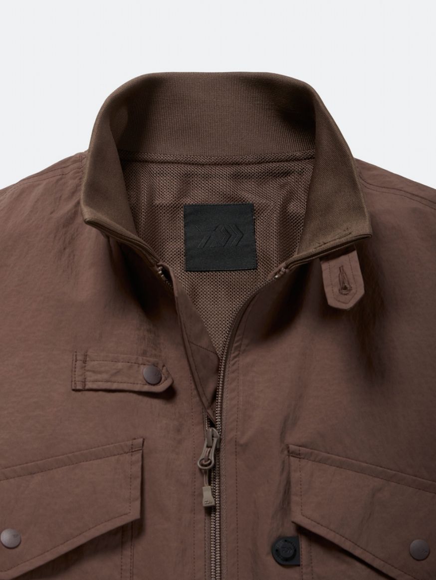 DAIWA PIER39(ダイワピア39) TECH MIL MECHANICS JACKET(BJ-20026)BROWN GRAY☆2月21日(土)発売！