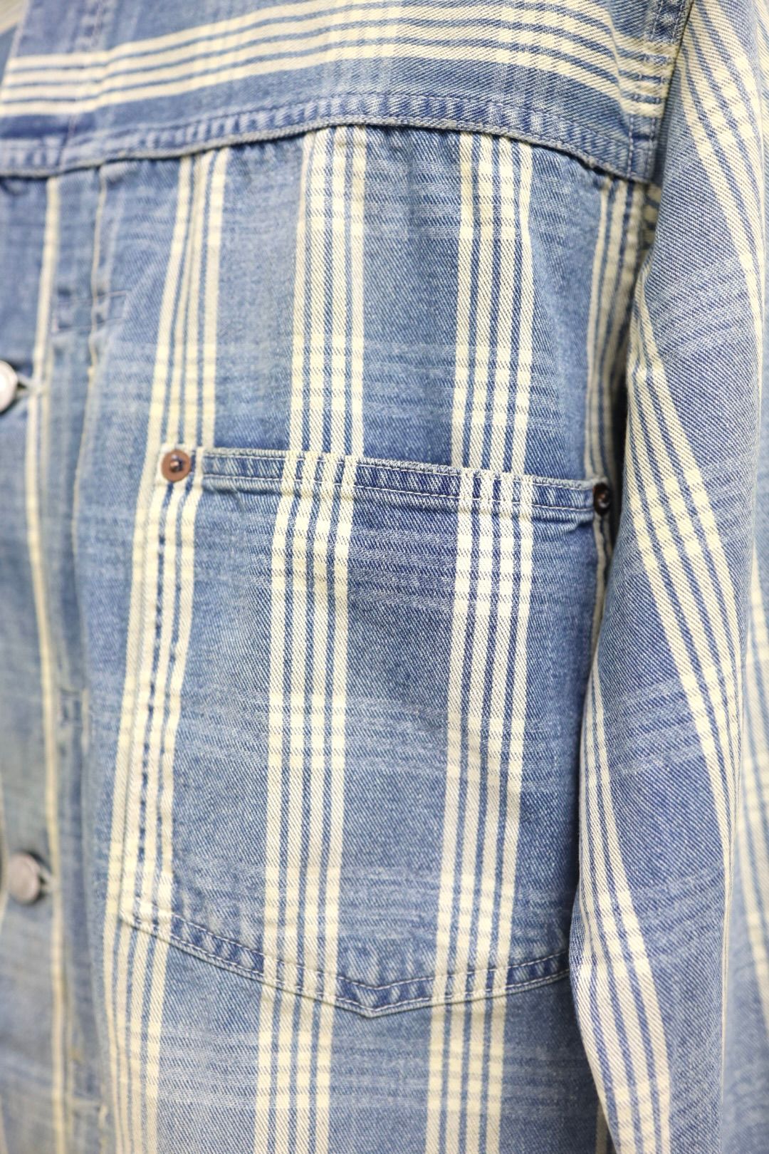 アプレッセ 2026 STYLE1  デニムジャケット No.213 Indigo Palaka Denim Jacket(26SAP-01-46)CHECK☆4月11日(土)発売！