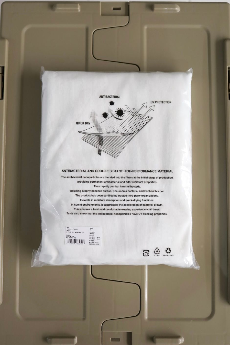 フレッシュサービス 2-PACK ALL WEATHER TEE(FSP261-70061)WHITE☆1月17日(土)発売！