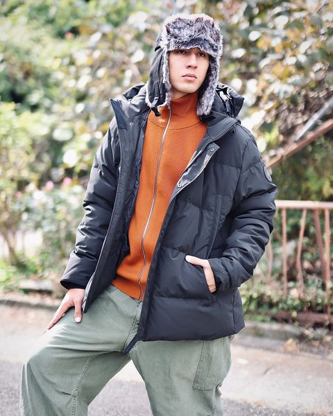 CANADA GOOSE カナダグース23AW Wyndham Parka Black Labelスタイル