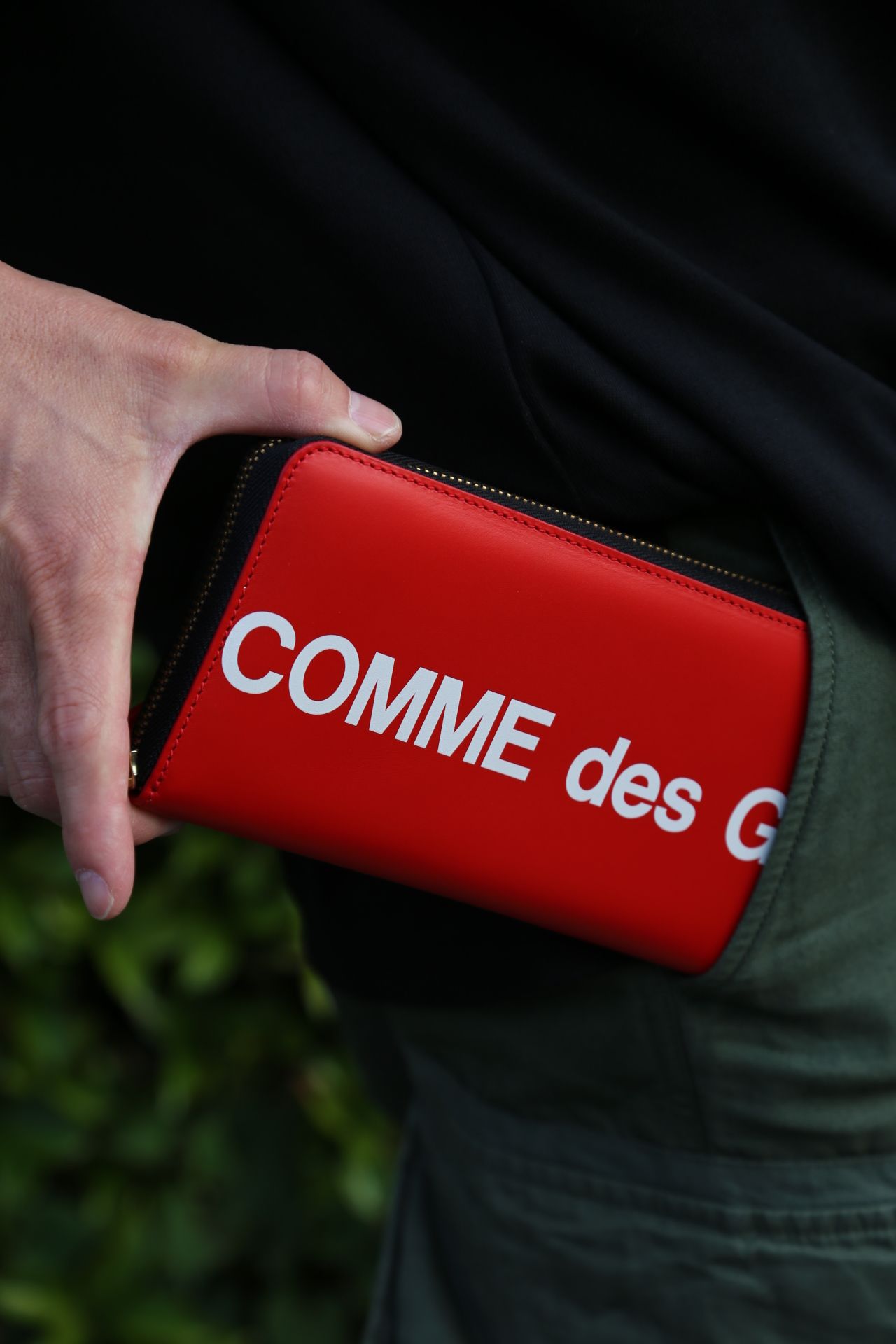 COMME des GARCONS HOMMEプリントオーバーサイズ綿度詰天竺T