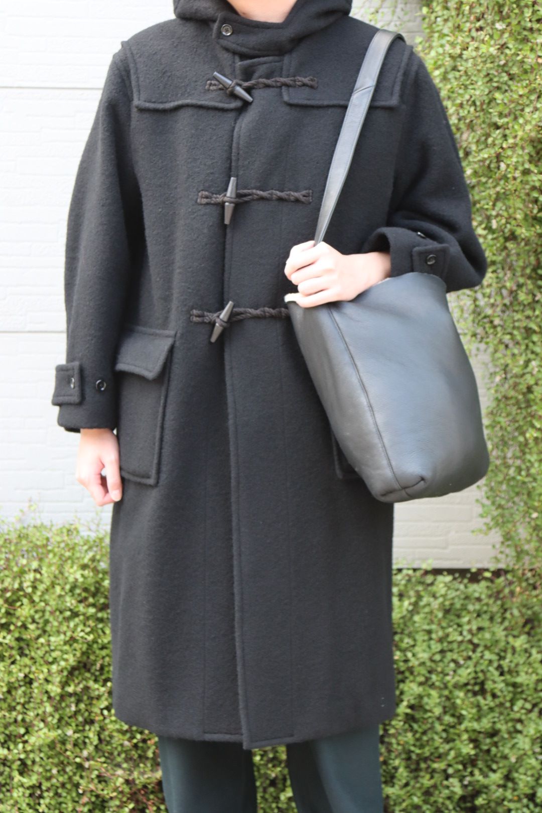 blurhmsROOTSTOCK Wool Melton Duffle Coat style.2020.10.10 | 2837