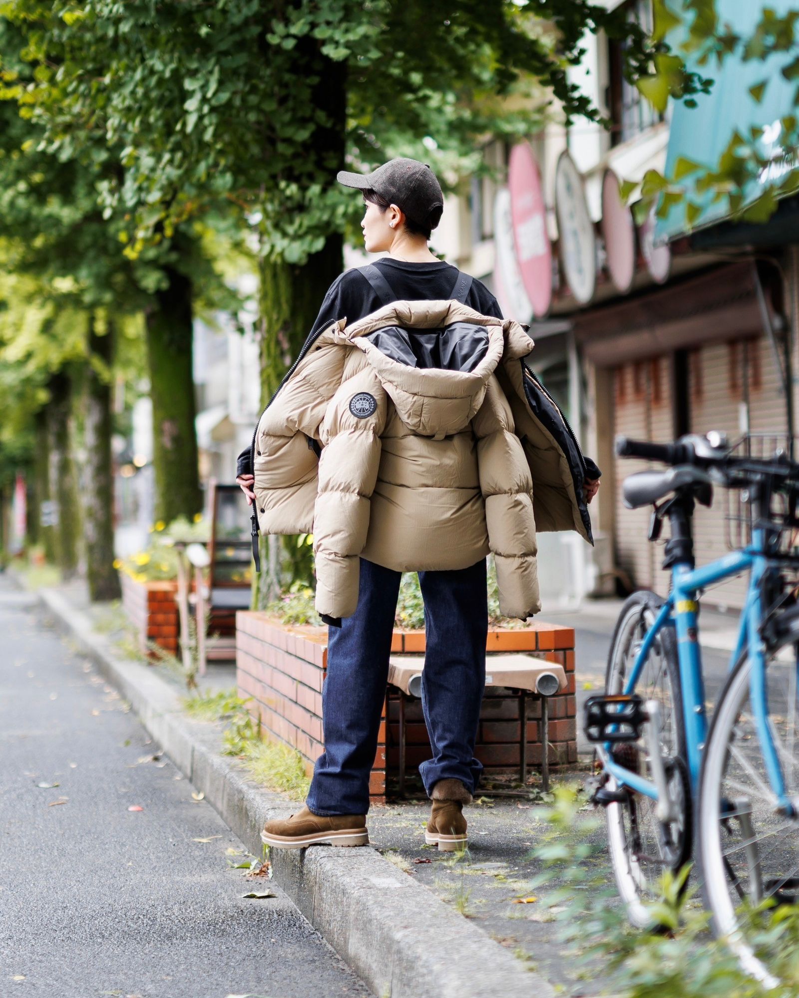 CANADA GOOSE レディース新作Bryden Puffer Black Label style.2024.10.11