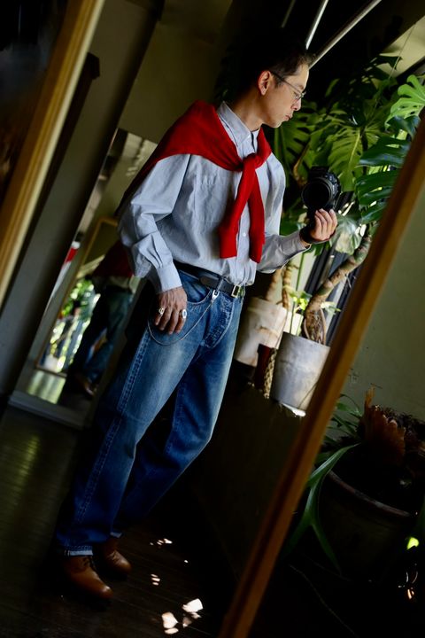 A.PRESSE Washed Denim Pants E スタイル.2024.8.16.