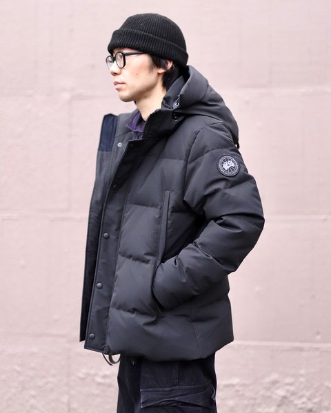 CANADA GOOSE カナダグース Wyndham Parka BLACK LABELスタイル