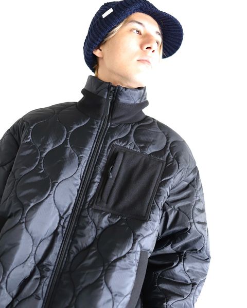 S.F.C-Stripes For Creative エスエフシー QUILTED PUFF JACKETスタイル