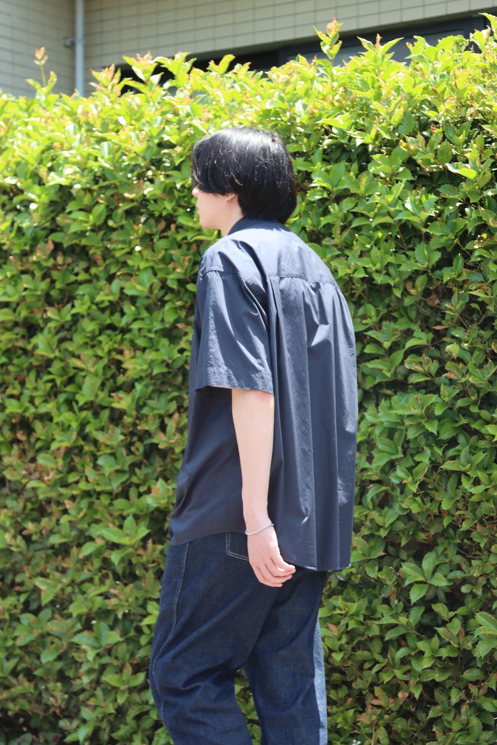 Graphpaper  Broad S/S Oversized Regular Collar Shirt style.2022.6.4