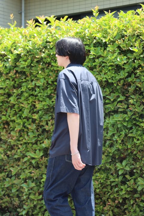 Graphpaper  Broad S/S Oversized Regular Collar Shirt style.2022.6.4