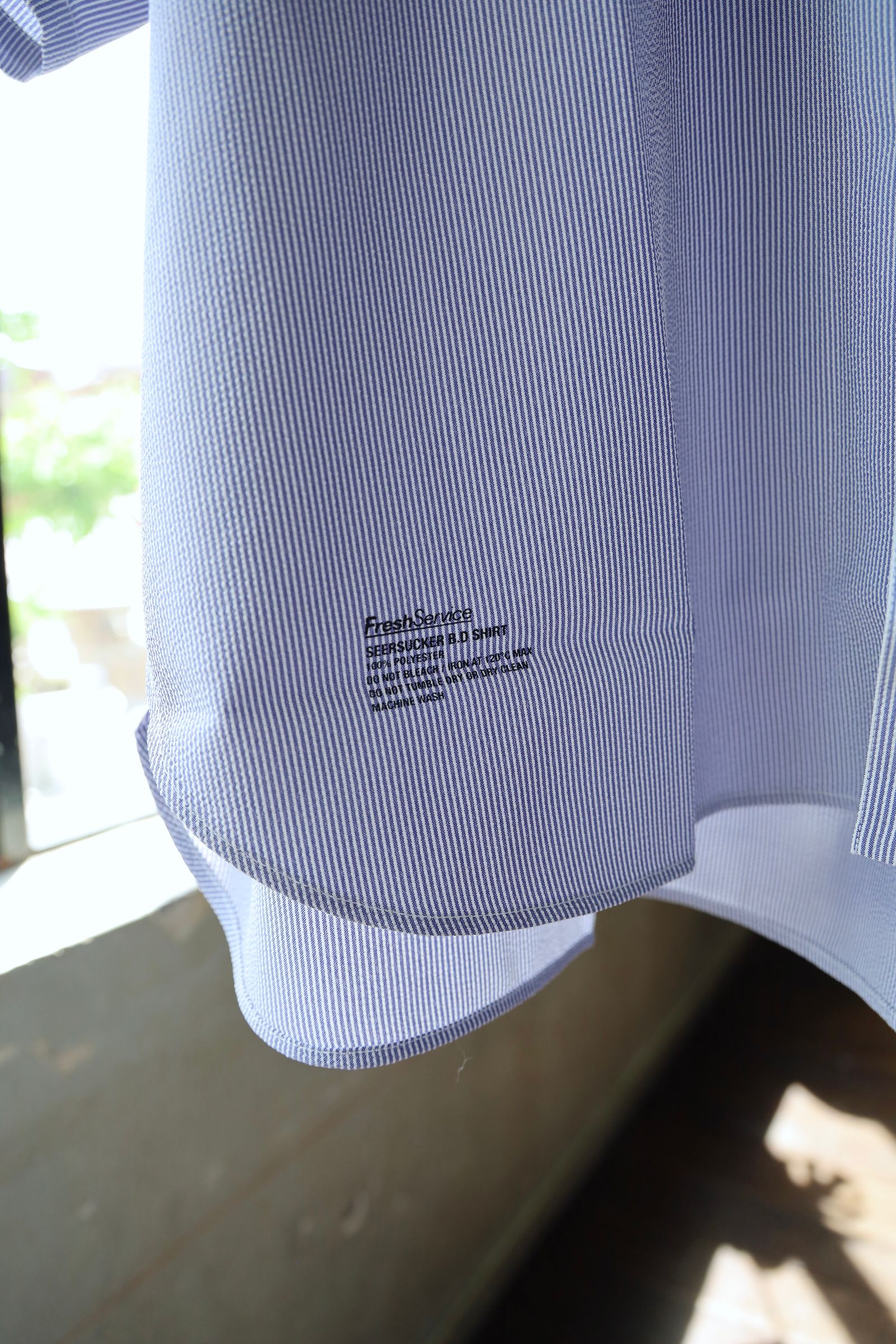 フレッシュサービス SEERSUCKER B.D SHIRT (FSC252-50043)BLUE☆6/21(土)発売！