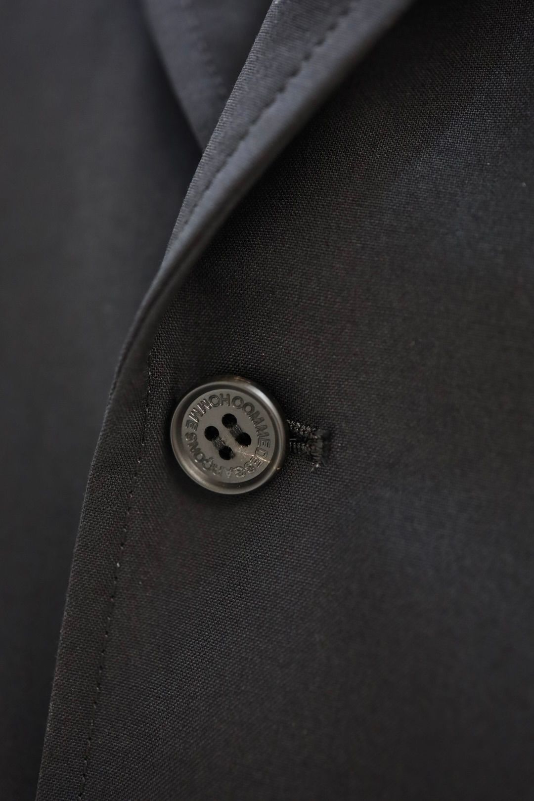 コムデギャルソンオム26SS ウールポプリン2Bジャケット(HQ-J101-051)BLACK☆2月6日(金)発売！