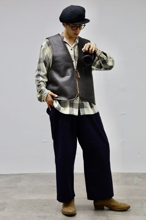 Gurank Lamb Skin Vest 新作発売！