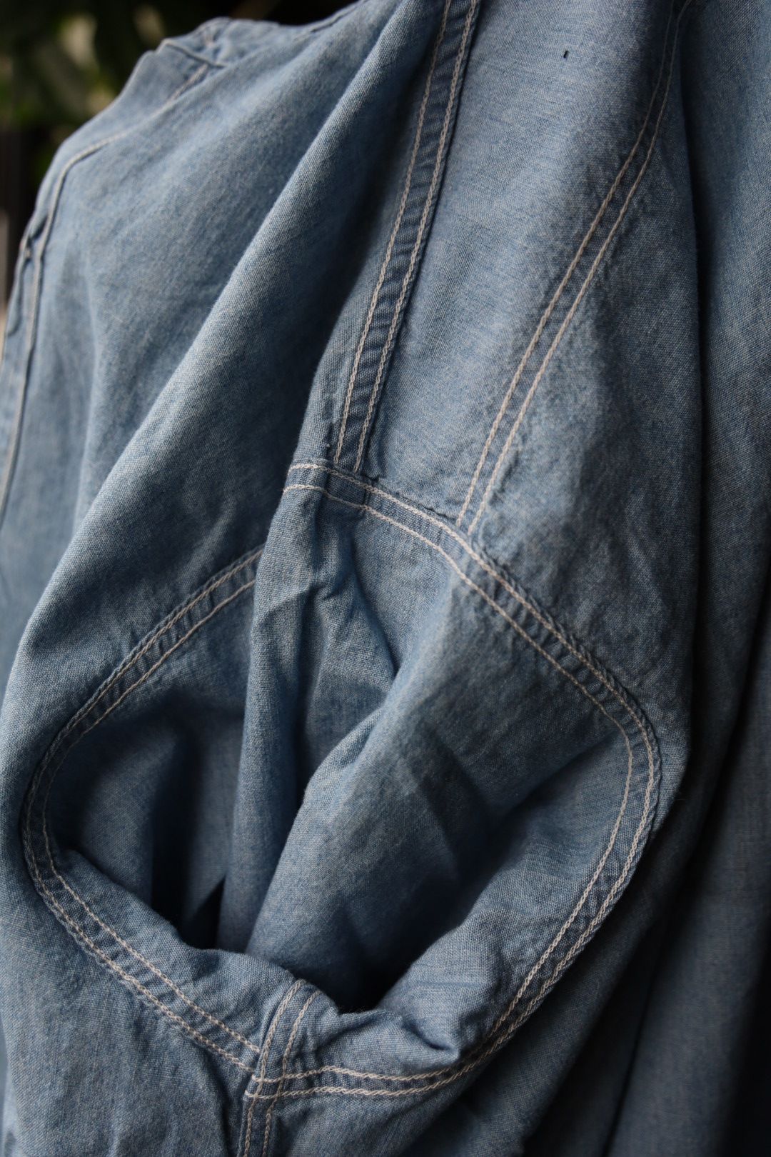 BOW WOW バウワウ シャツ STATE PRISON CHAMBRAY SHIRTS(BW251-SPCS)INDIGO AGING