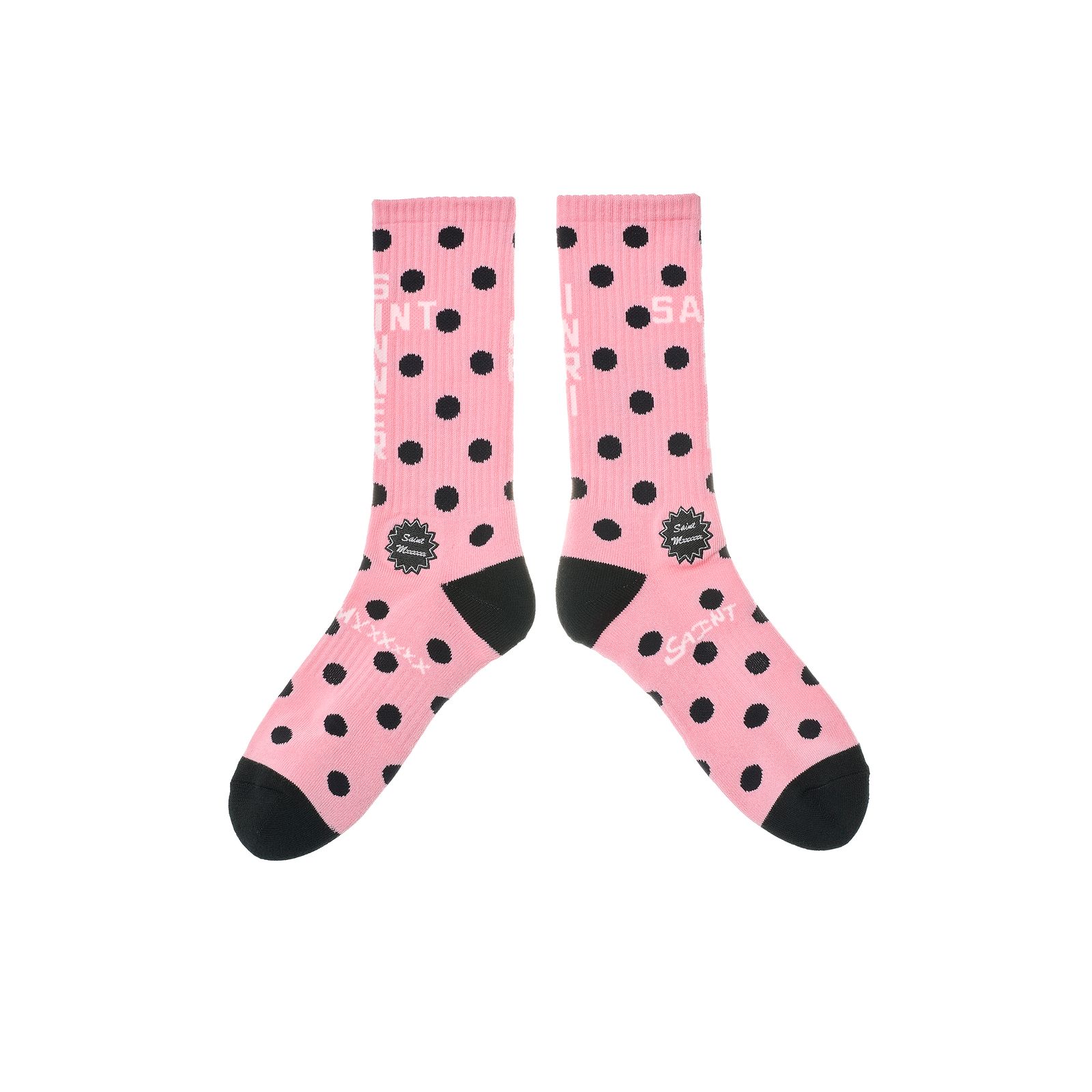 セントマイケル 26SS DOT SOCKS(SM-MK8-0000-104)PINK+BLACK★1月10日(土)発売！