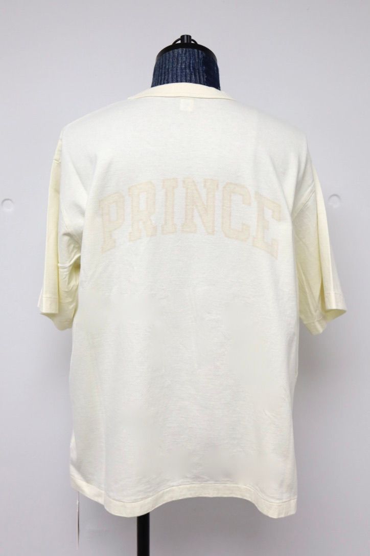 blurhms ROOTSTOCK ブラームスルーツストック 26SS NOT-PRINCE 88/12 Print Tee WIDE(bROOTS25S36S26B)IVORY x FADE BAGE☆4月17日(金)新作発売！