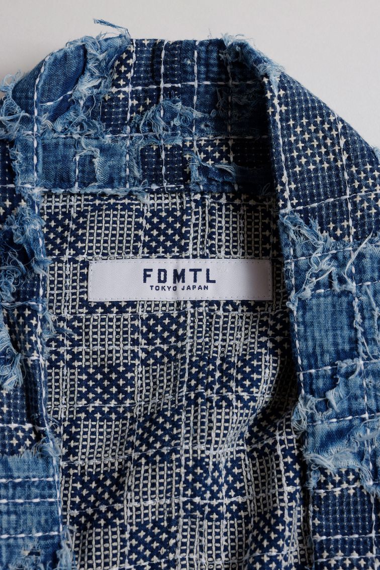 ファンダメンタル デニムジャケットBORO SASHIKO HAORI JACKET (FA25/SPFD11)INDIGO
