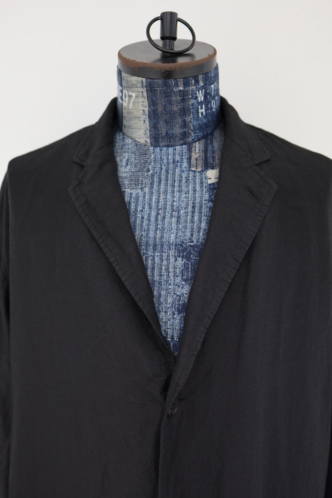 コムデギャルソンオム26SS リネンギャバ製品染3Bジャケット(HQ-J026-051)BLACK☆5月1日(金)発売！