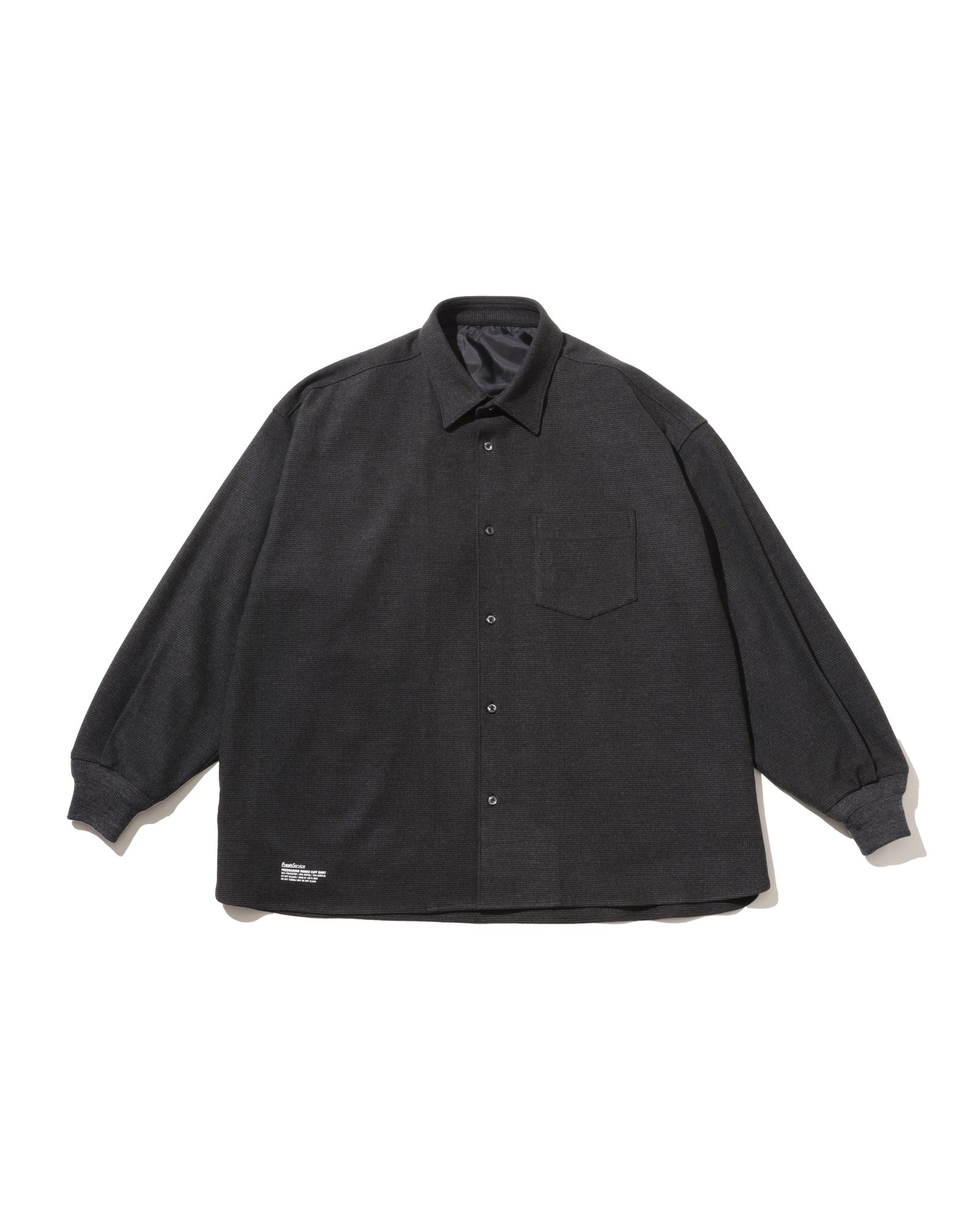 フレッシュサービス 26AW PRESWARM® RIBBED CUFF SHIRT(FSC263-50052)HOUNDSTOOTH☆9月26日(土)新作発売！
