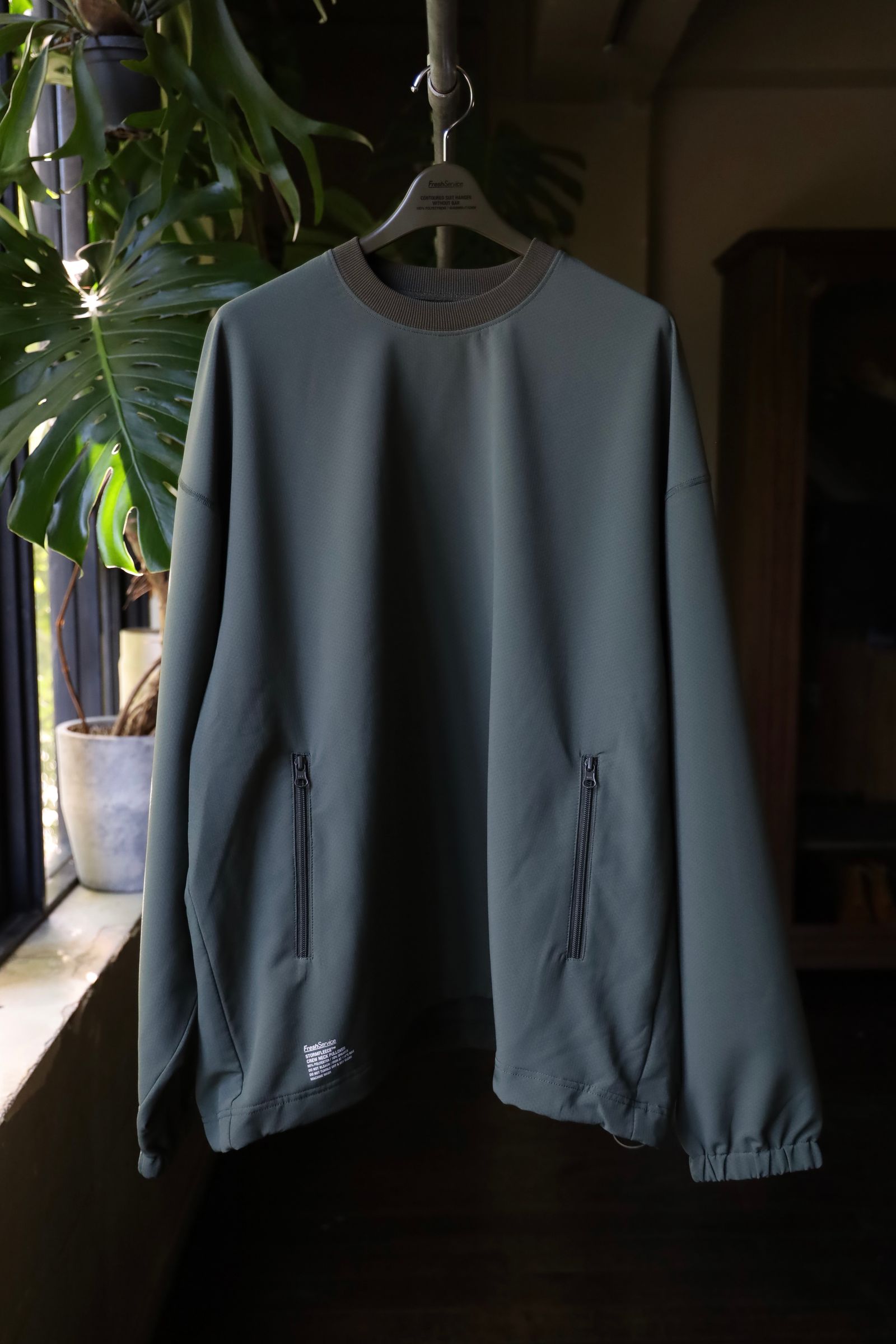 フレッシュサービス STORMFLEECE CREW NECK PULLOVER(FSC243-70207)KHAKI