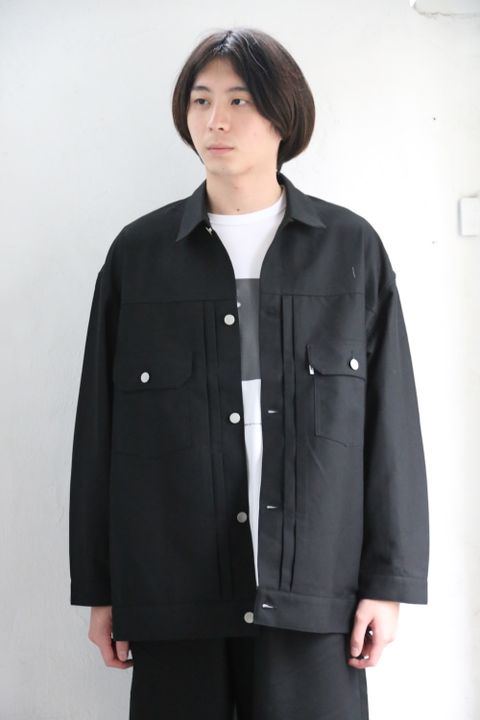 Graphpaper2020AW 新作Double Cloth Peach Trucker Jacket style.2020.11.23