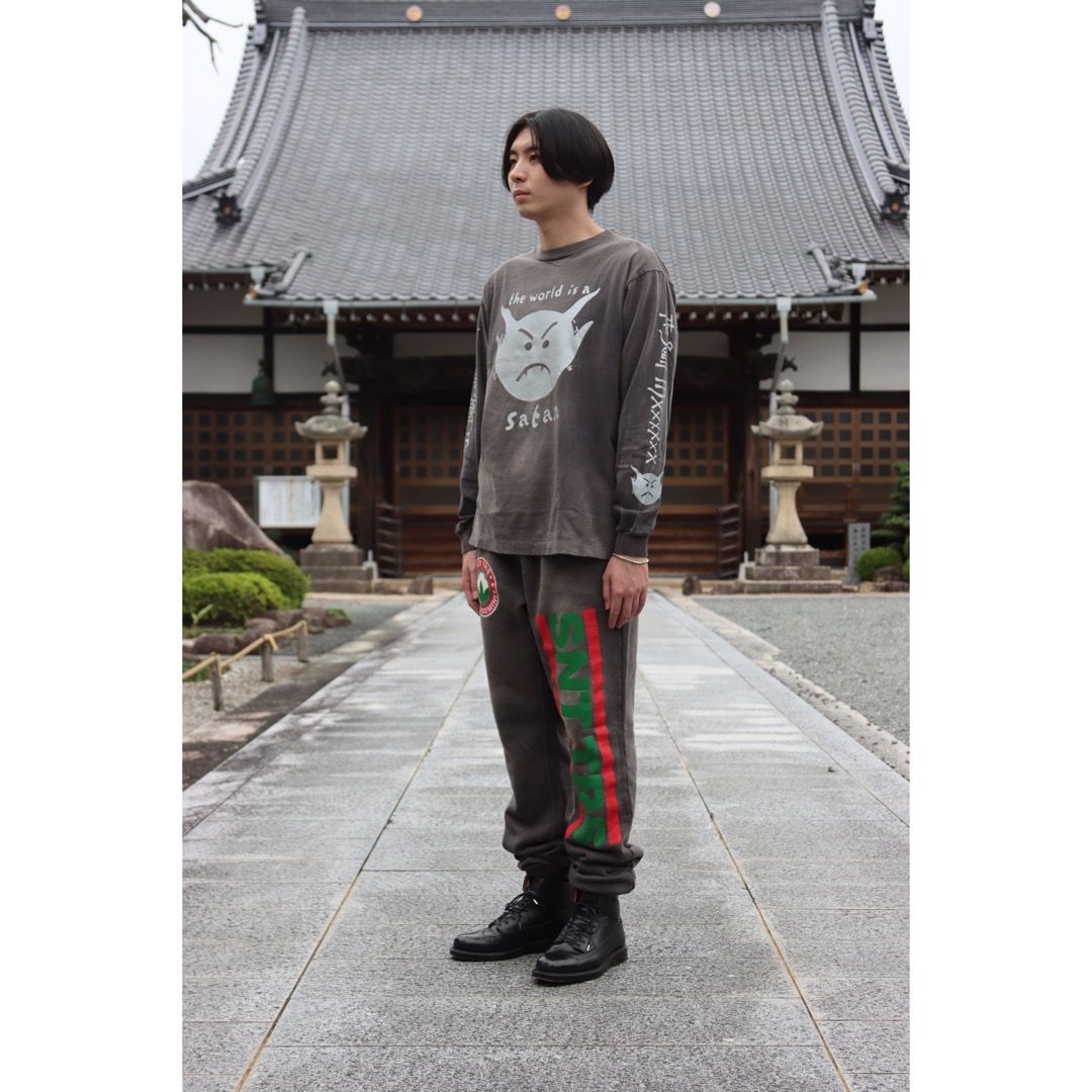 SAINT M×××××× LS TEE_SATAN(SM-A21-0000-025)BLACK style