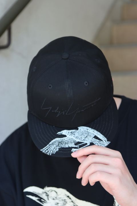 Yohji Yamamoto×New Era CROW PRINT OVERSIZED PERFORMANCE S/S TEE style.2022.4.12.