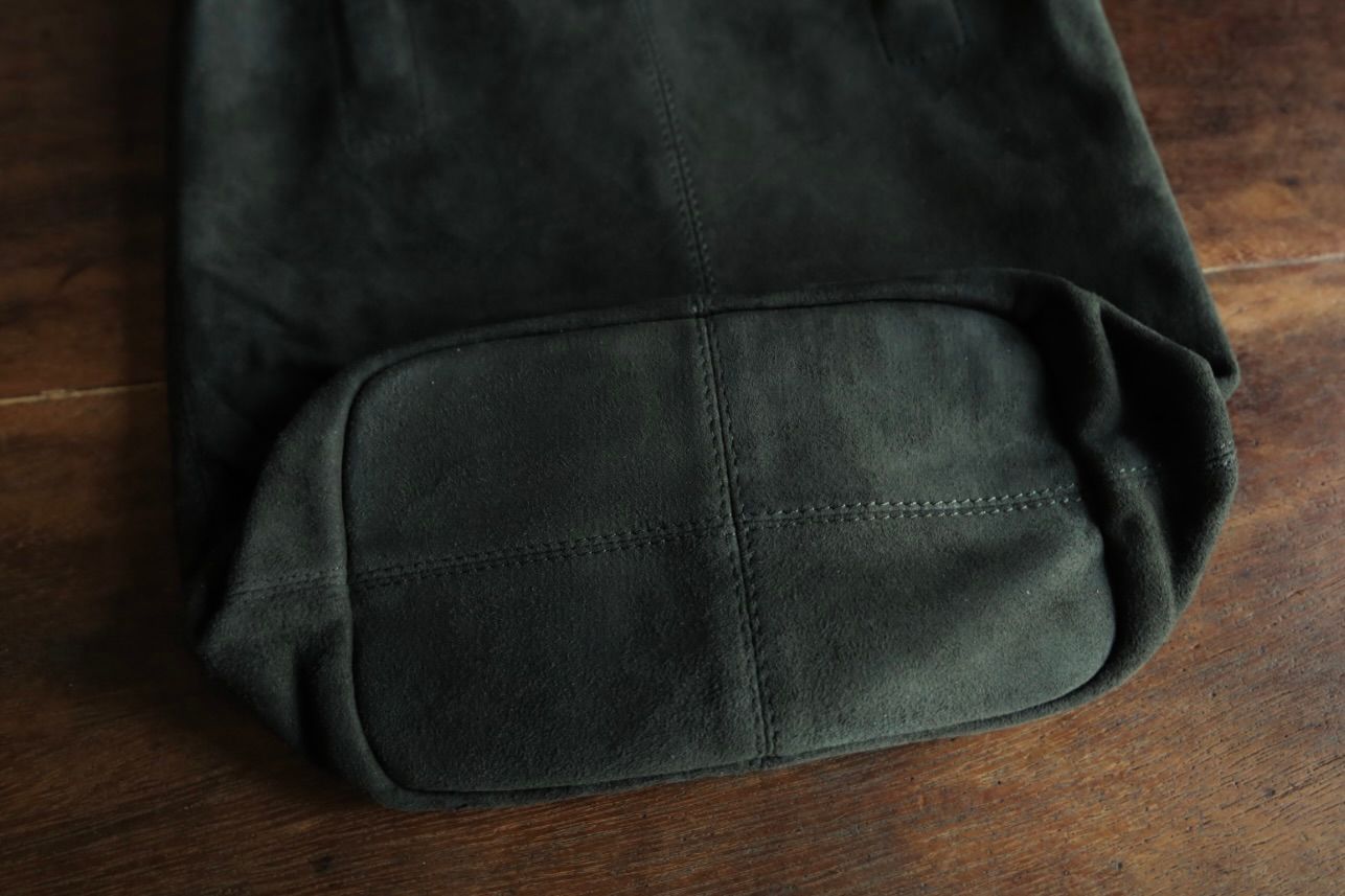 Morphee / モルフェトートバッグ 2WAY SMALL TOTE(SHORT) SUEDE[MOSS GREEN]☆新作発売！