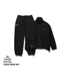 ReFresh!Service. “FLEECE TRACK SUIT”(BLACK)☆9月27日(土)発売！