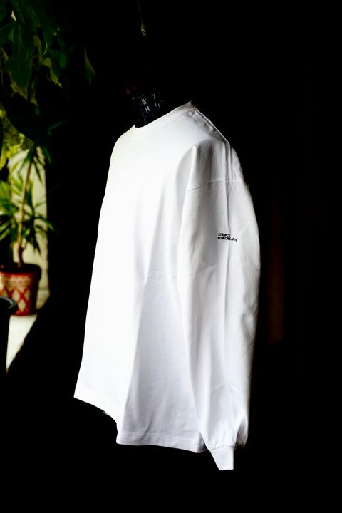 S.F.C 25FW エスエフシー NEW BASIC LS TEE(SFCFW25CS08)White☆9月20日(土)発売！