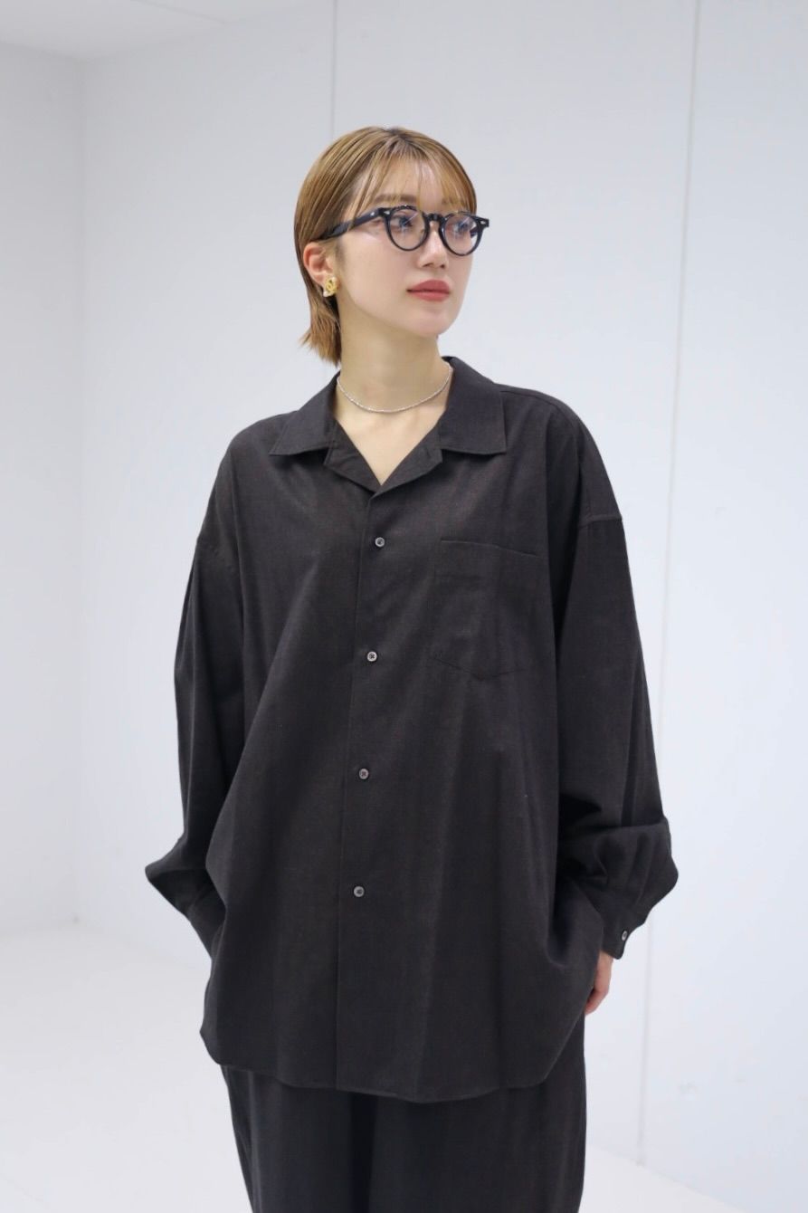 Graphpaper SIDOGRAS Cotton Herringbone Flannel Sleeping Shirt STYLE 2025.10.24