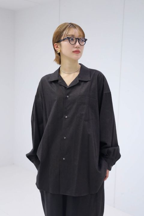 Graphpaper SIDOGRAS Cotton Herringbone Flannel Sleeping Shirt STYLE 2025.10.24