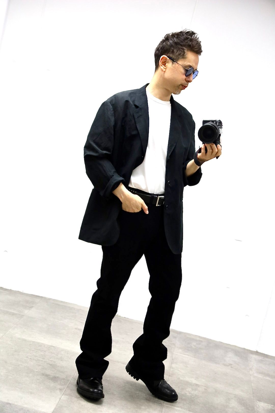 セントマイケル 26SS BLACK DENIM PANTS/FLARE (SM-MK8-0000-078)