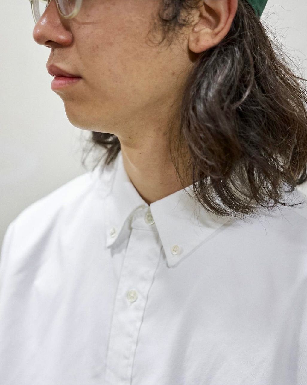 フレッシュサービス DRY OXFORD CORPORATE S/S B.D. SHIRT(FSC251-50004B)WHITE