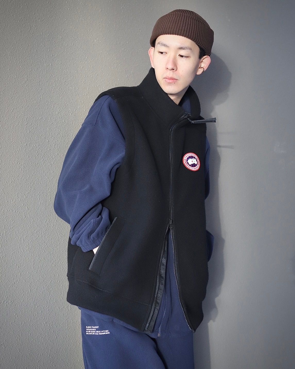 CANADA GOOSE カナダグース Mersey Vest Kind Fleeceスタイル