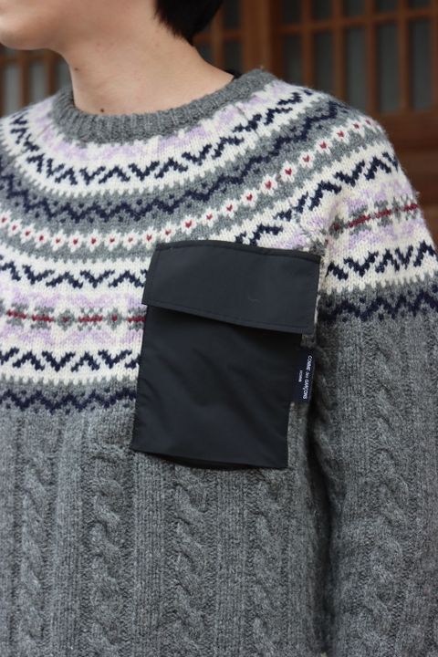 COMME des GARCONS HOMME ノルディック柄ニット(HH-N002) style.2021.11.6