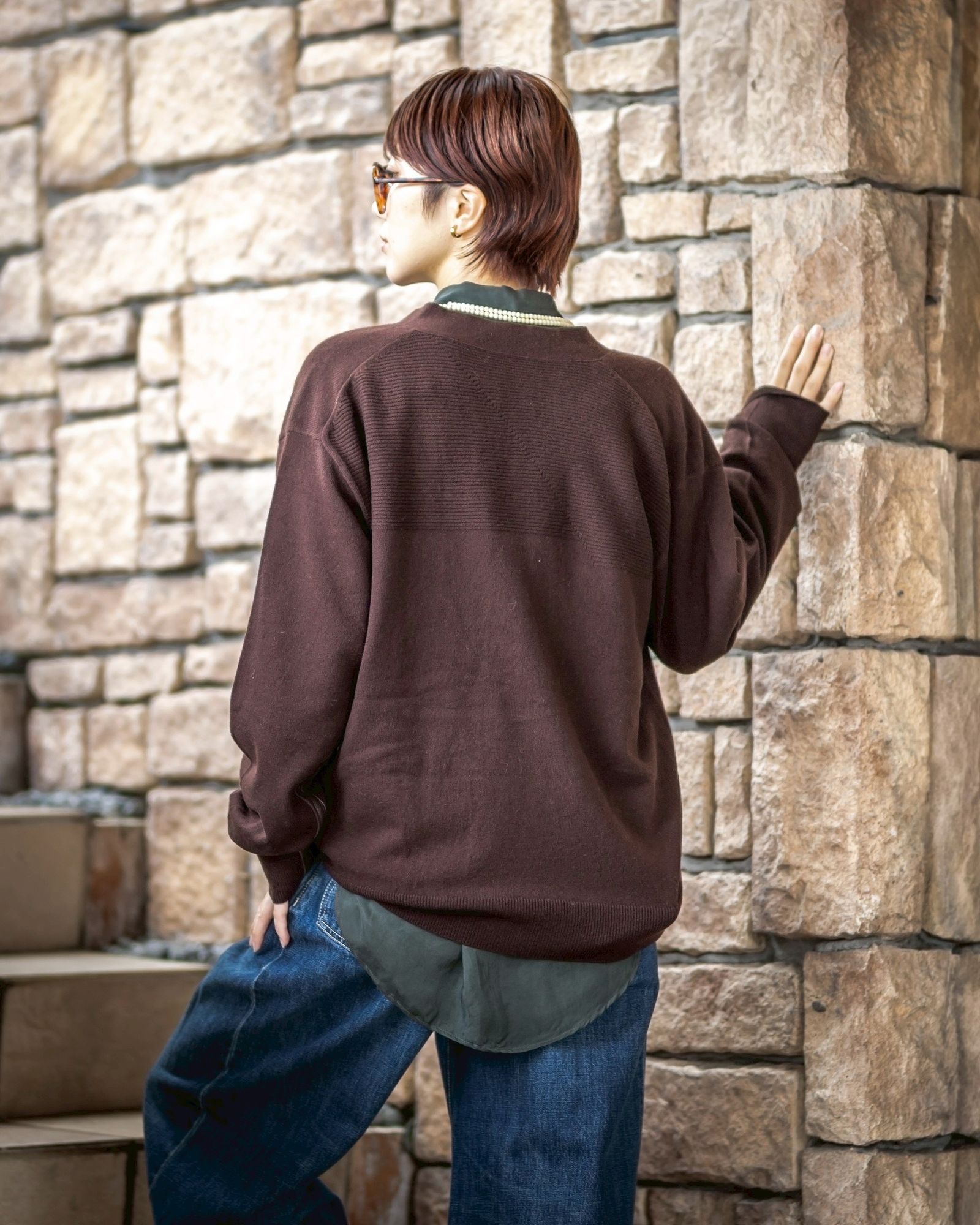 YOKE FINE GAUGE CARDIGAN STYLE.2025.09.22