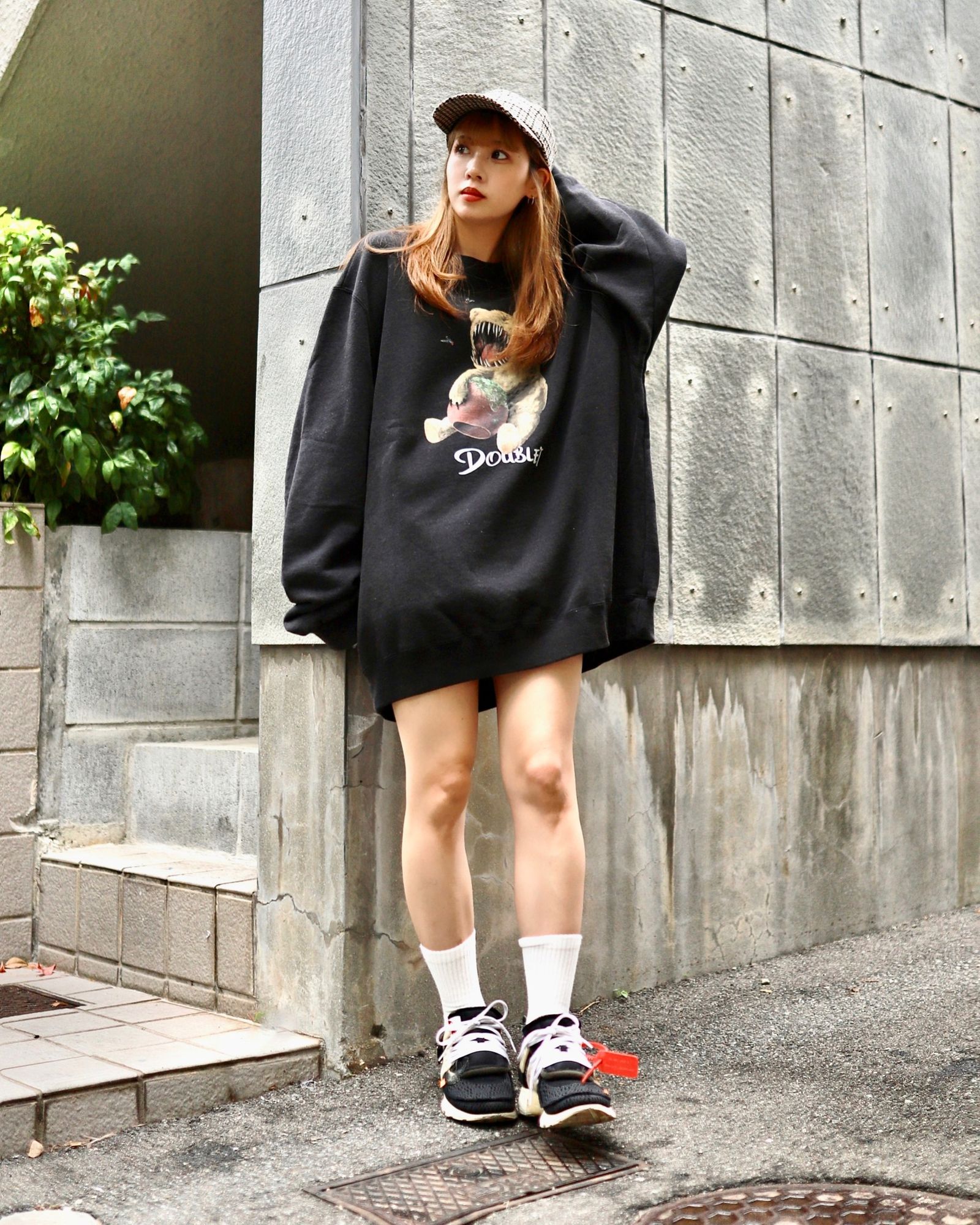 doublet 新作VIOLENT STUFF BEAR PRINT SWEAT SHIRT style
