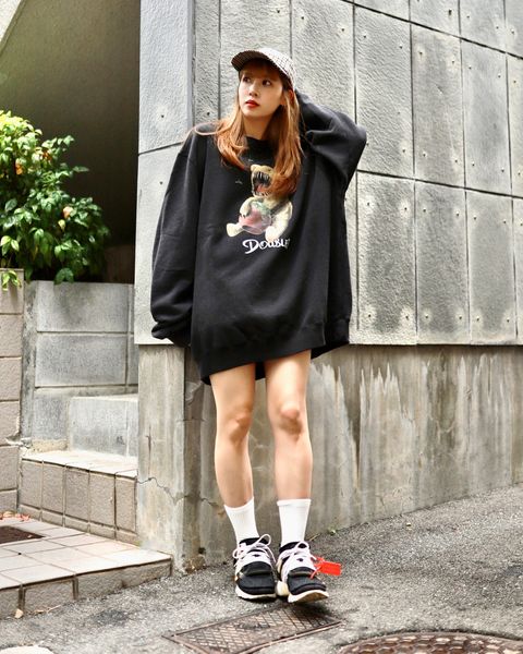 doublet 新作VIOLENT STUFF BEAR PRINT SWEAT SHIRT style.2023.8.10