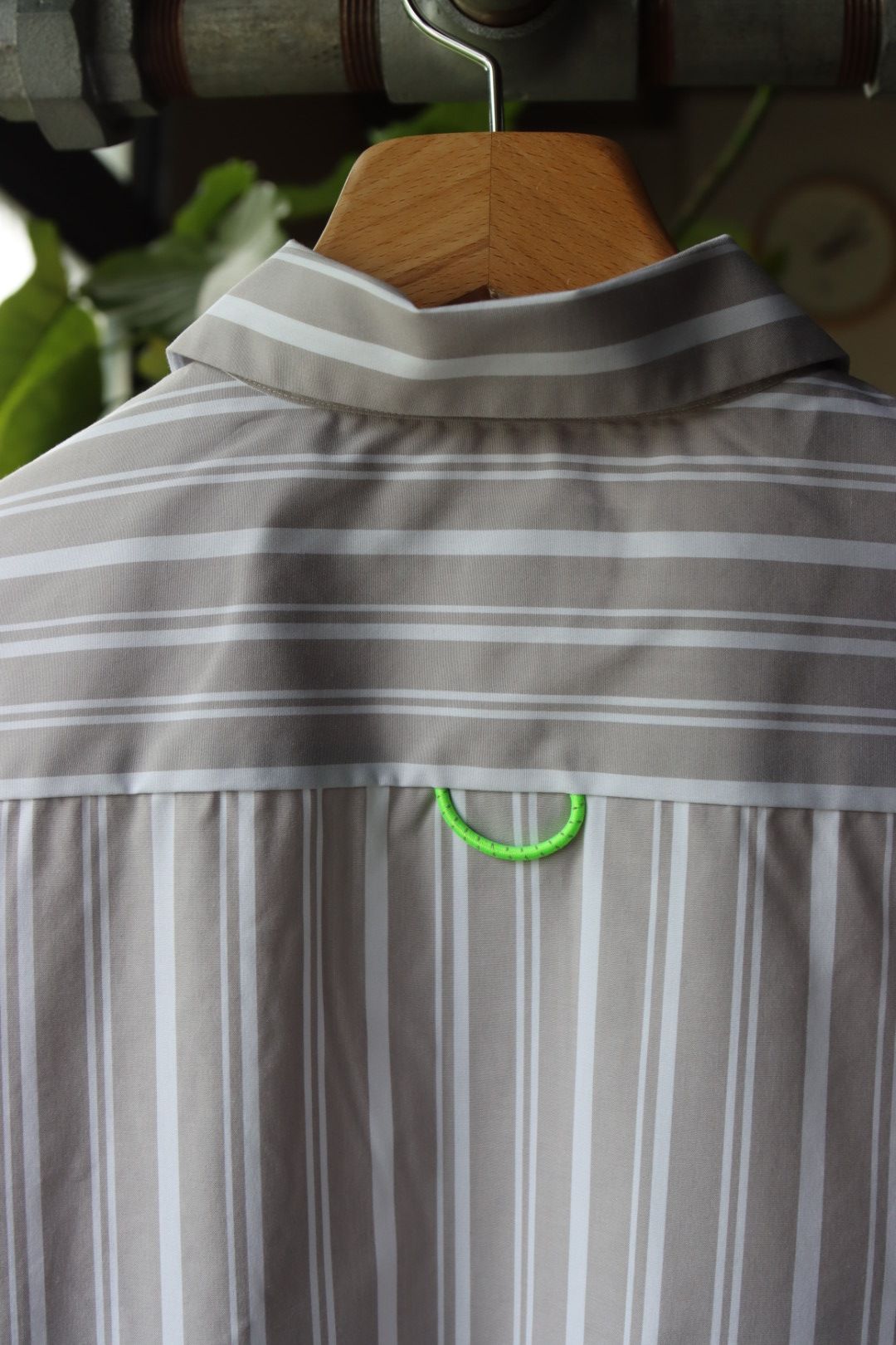 セダンオールパーパス23FW OVAL LOGO WORK SHIRT(SD23F-SH01)GREY STRIPE